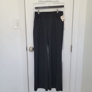 Theory high waisted loose fit trousers with belt loops